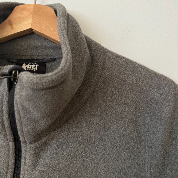 REI Co-op Groundbreaker Fleece Jacket Gray Women's Size Large - Picture 5 of 11
